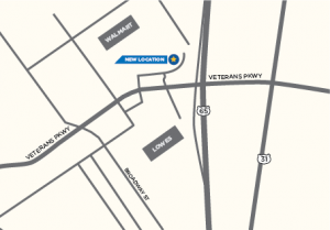 Clarksville, Indiana office map